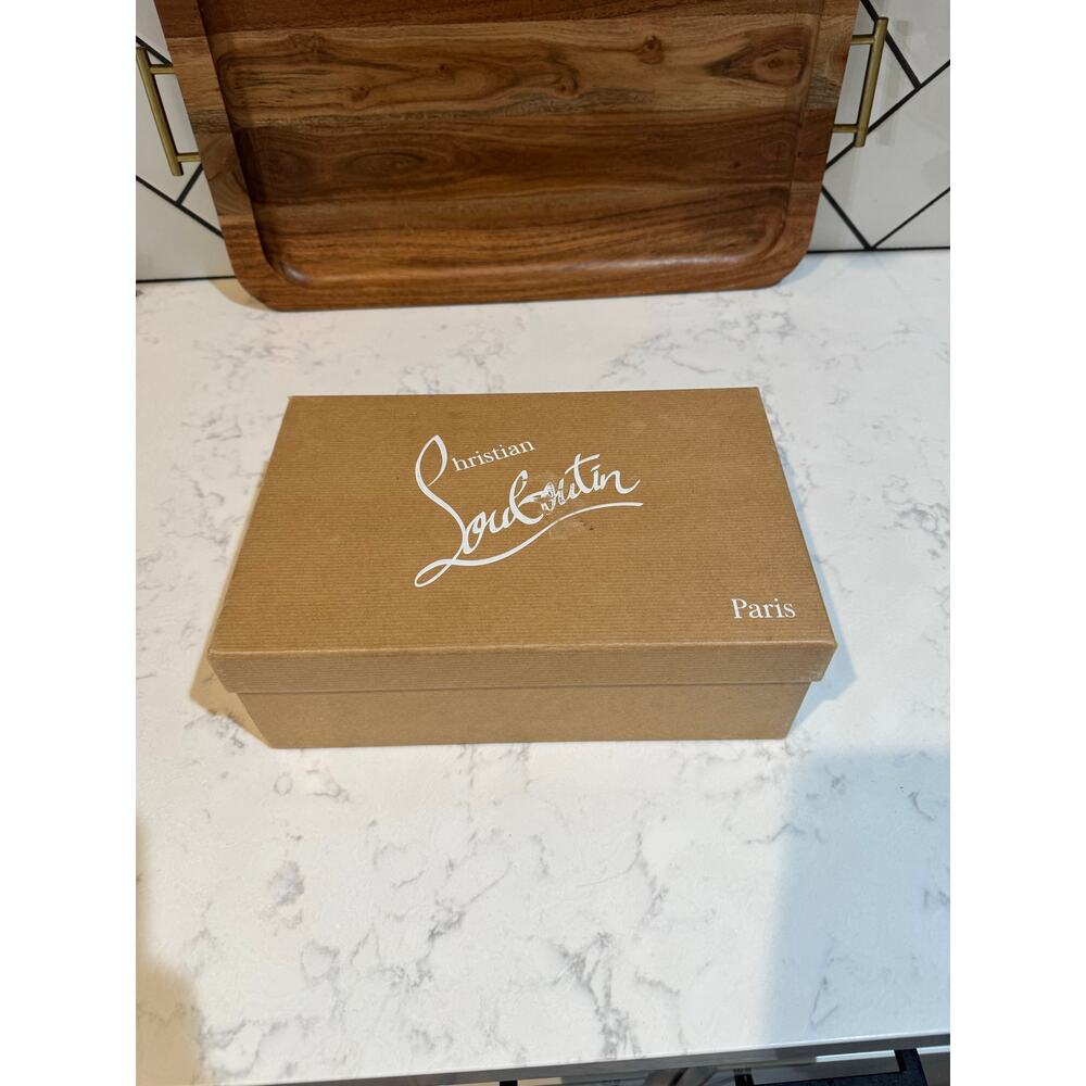 Christian Louboutin Alminette black suede 100MM pointed-toe pump size 38W2 - Picture 14 of 15